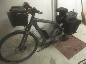 Bike without back wheel
