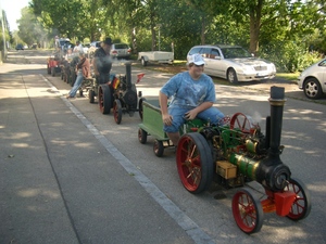 Preparations for the steam fair