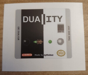 printed cartridge label