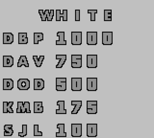 digital score printout