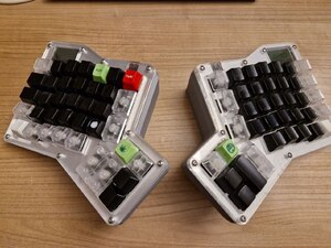 Keyboard back together