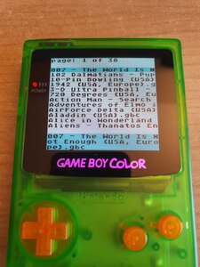 Screenshot of Everdrive-clone menu
