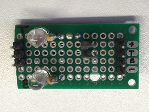 Front of switch PCB