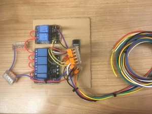 Photo of I2C expansion, filtering caps still missing.