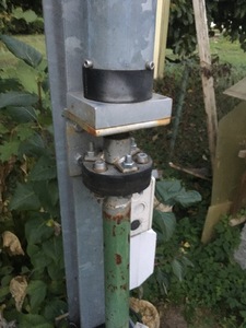 Closeup of rubber clutch