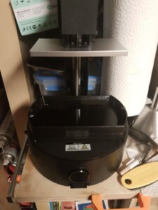 Vat installed back into the printer