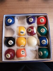 Small billard balls
